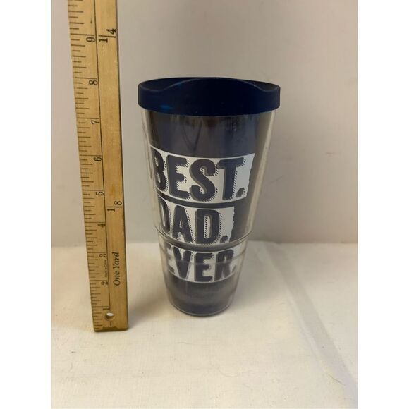 Tervis tumbler & Lid 24 oz Best Dad Ever Blue - Picture 2 of 3
